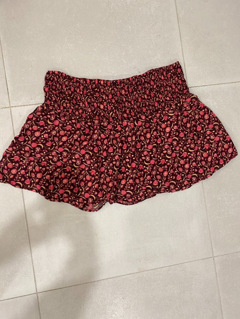 Old Navy Smocked Waist Mini Skirt - Floral - XXL